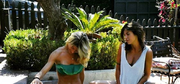 Elisabetta Canalis e Maddalena Corvaglia