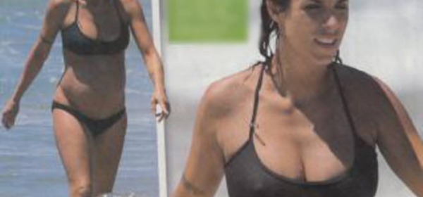 Elisabetta Canalis incinta a Los Angeles