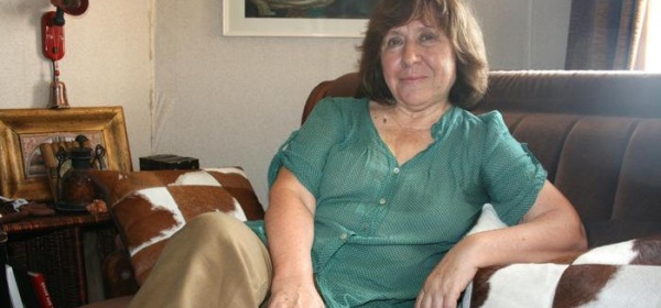 Svetlana Alexievich - foto da twitter