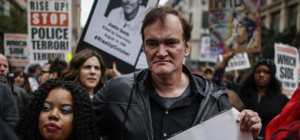 Quentin Tarantino - foto da instagram #thehatefuleight