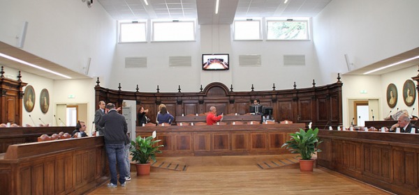 Sala Consiglio comune l'Aquila