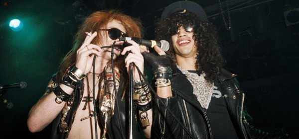 Axl and Slash, Los Angeles, 1986 Ph. by Marc Canter