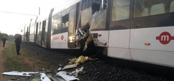 Scontro metro leggera Cagliari