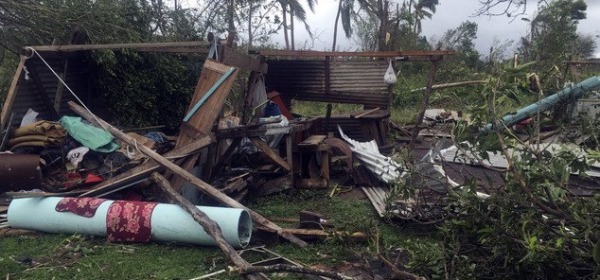 Passaggio del ciclone Winston sulle isole Fiji 