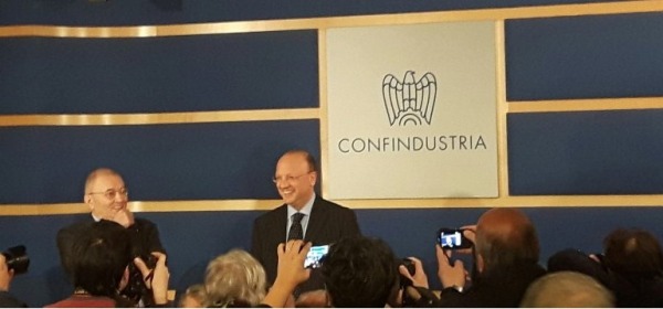 Confindustria, Vincenzo Boccia - foto da twitter @GIConfindustria