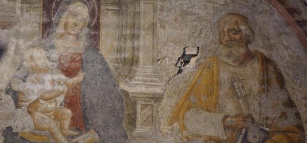 Affresco danneggiato