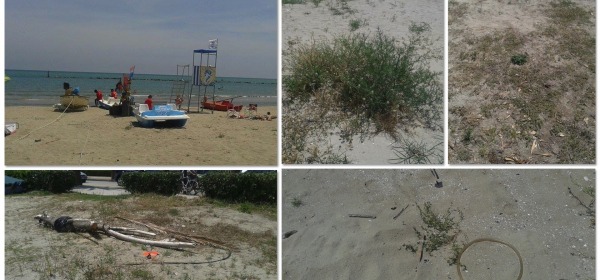 Spiaggia libera Villa Rosa di Martinsicuro (TE)