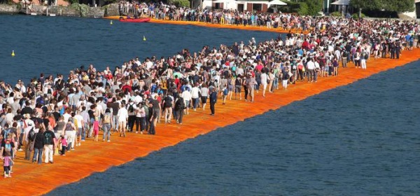 The Floating Piers, l'installazione di Christo sul Lago d'Iseo