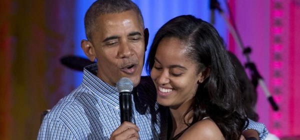 Barack Obama E La Figlia Malia