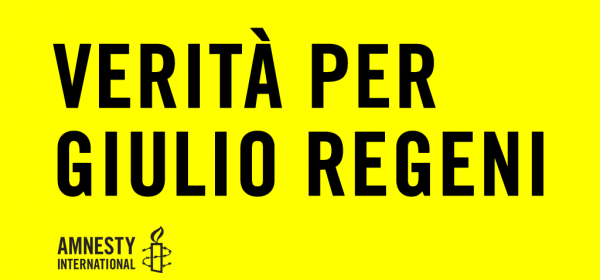 campagna "Verità per Giulio Regeni" 