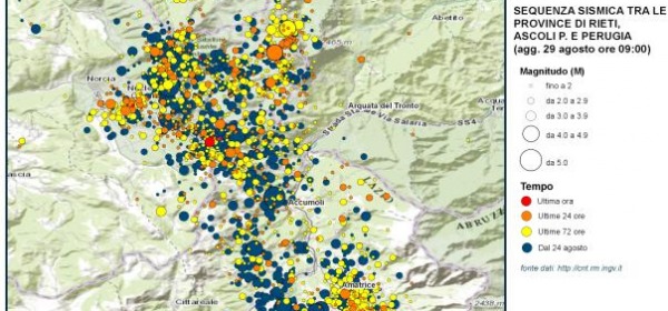 mappa INGV