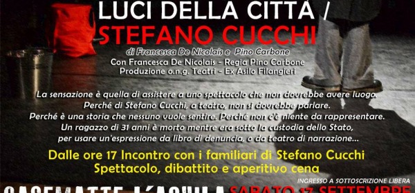 "Luci della città. Stefano Cucchi"