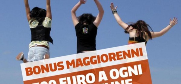 Slide pubblicata sul sito del Governo per illustrare il bonus