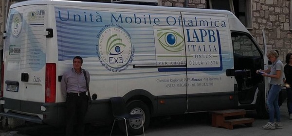 Unità mobile oftalmica Abruzzo