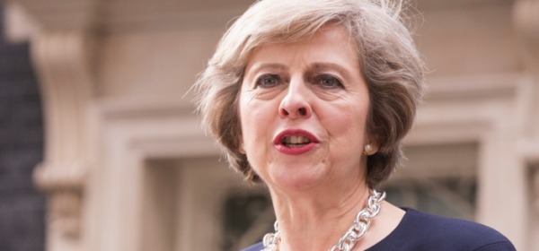 Il premier conservatore britannico Theresa May 