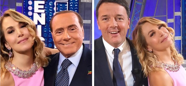 Sfida Tra Renzi e Berlusconi Dalla D'Urso