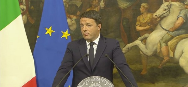 Conferenza Stampa del presidente del Consiglio Renzi