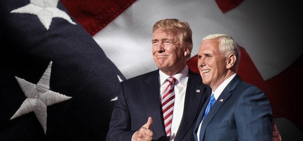 Trump with Vice President-Elect Mike Pence