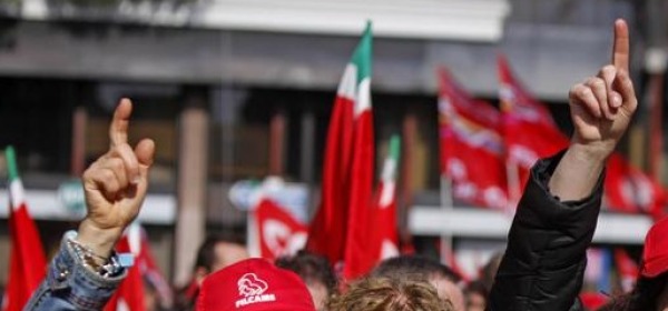 Manifestazione contro licenziamenti - foto di repertorio