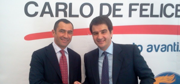 Carlo De Felice e il Ministro Raffaele Fitto