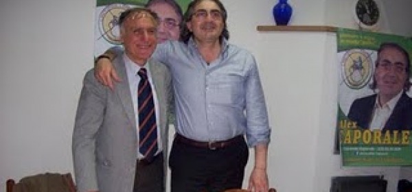 Alex Caporale con il sindaco Pupillo