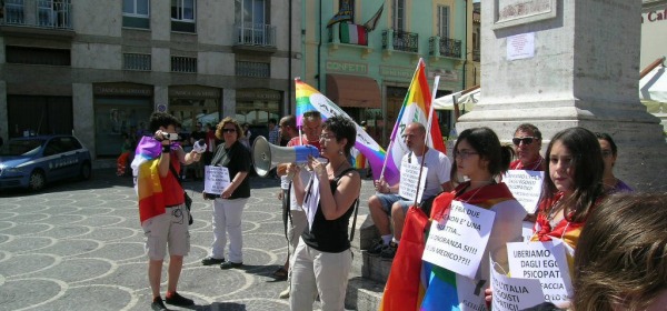 La manifestazione di stamattina