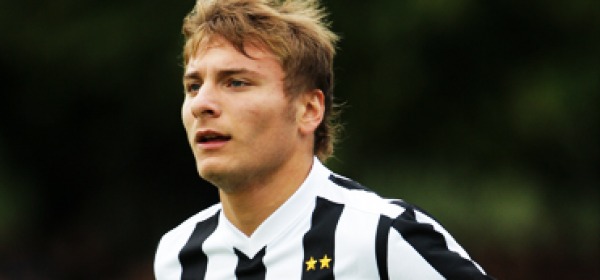 Ciro Immobile con la maglia della Juve