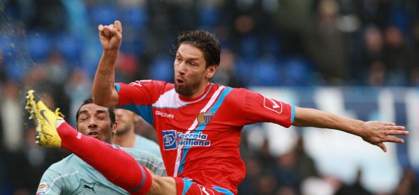 Christian Terlizzi, con la maglia del Catania