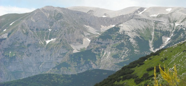 Massiccio della majella, cima del monte acquaviva