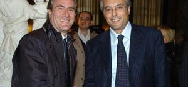 Carlo Costantini (Idv) e Gianni Chiodi (Pdl)