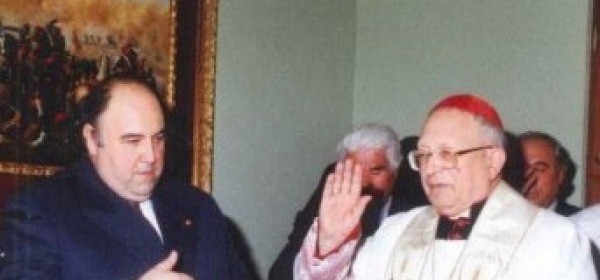 Cardinale Antonio Innocenti con Luigi Lombardo
