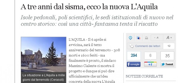 L'articolo sul sito del Corriere