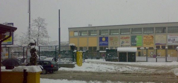 La neve allo Stadio "Guido Angelini"