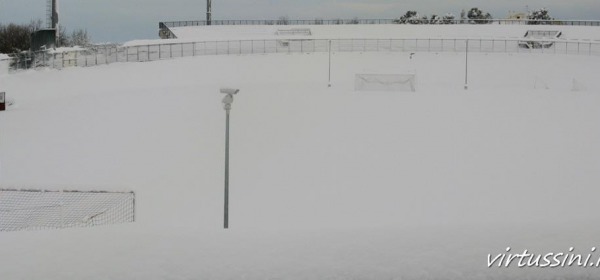 Il "Guido Biondi" innevato