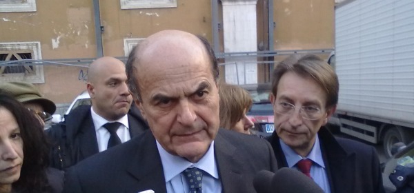 Bersani all'Aquila con Cialente