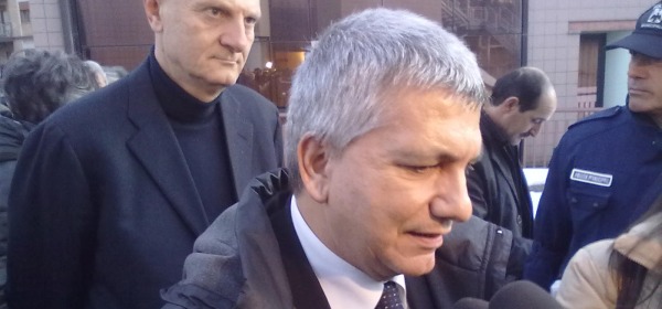 Nichi Vendola all'Aquila