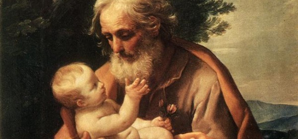 Saint Joseph with the Infant Jesus di Guido Reni, 1635