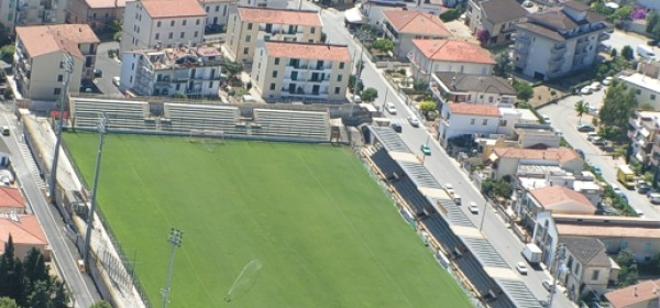 Lo stadio "Fadini" di Giulianova