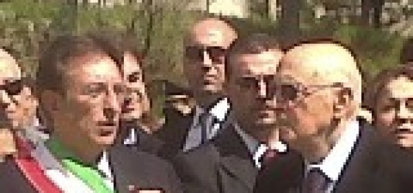 Giorgio Napolitano e Massimo Cialente