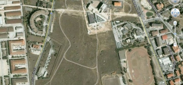 Piazza d'armi vista dal satellite