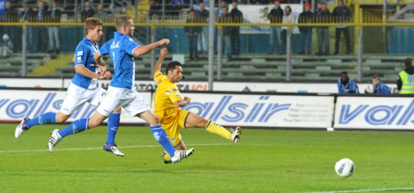 Marco Sansovini, autore del primo gol