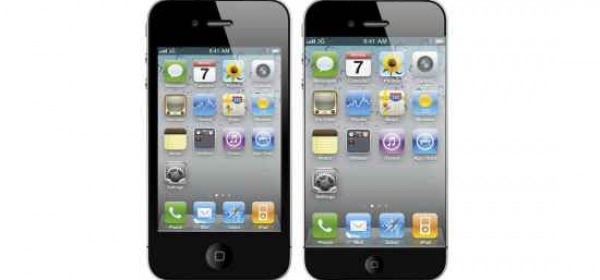 iPhone a confronto con un mockup