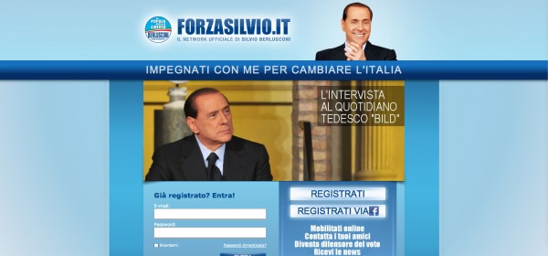 il sito forzasilvio.it