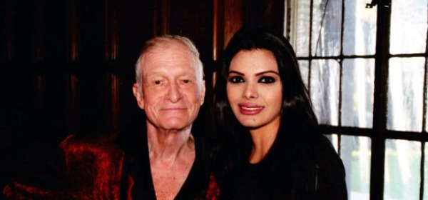 Hugh Hefner e Sherlyn Chopra