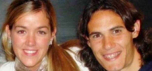 Edinson Cavani e la moglie Maria Soledad