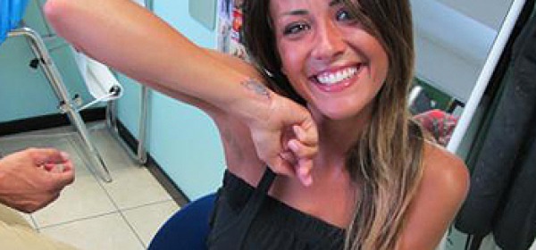 Giorgia Palmas e il nuovo tatuaggio sul polso