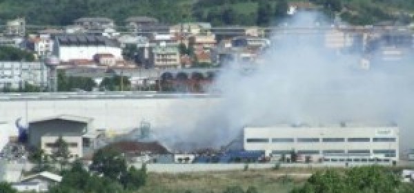 LA Seab durante un incendio