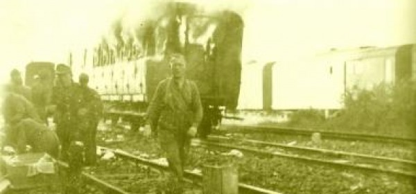 La stazione di Pescara nel 1943