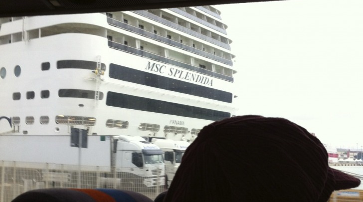 Sbarco da MSC Splendida