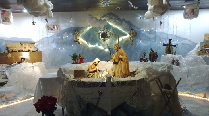 Foto del presepe all'ospedale di Atri